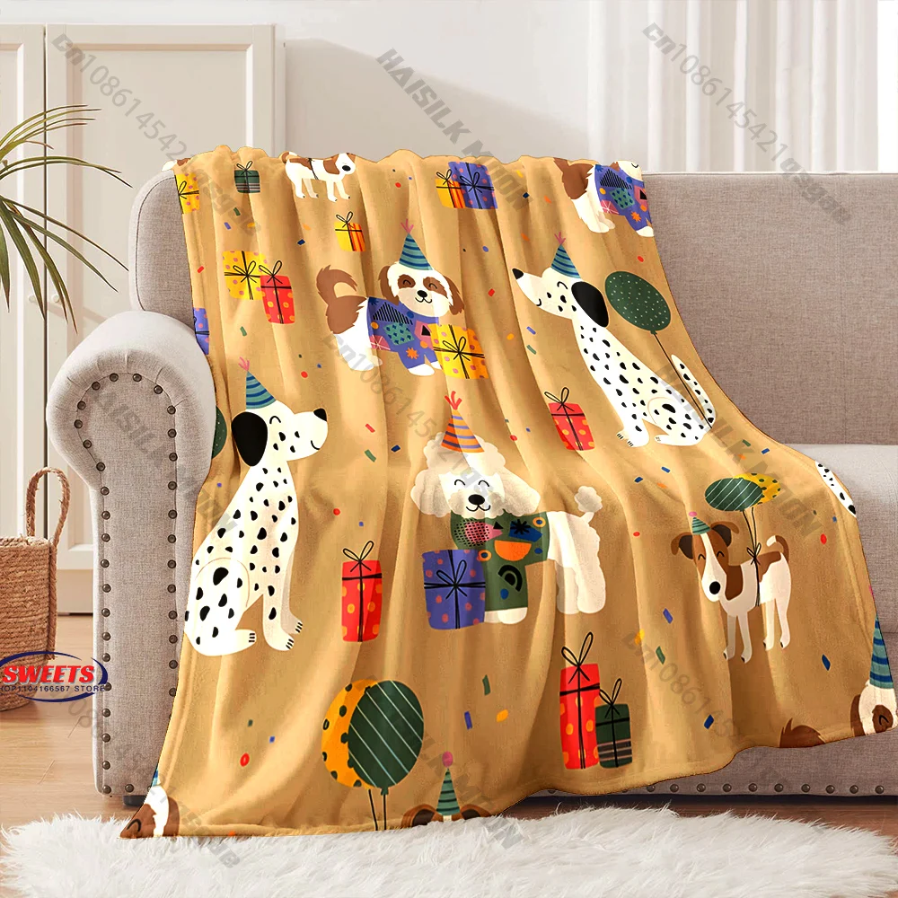 Playful Dog Party Blanket Multiple sizes kid's and adults' bedroom living room sofa decor blanket, Exquisite gift
Playful Dog Party Blanket Multiple sizes kid's and adults' bedroom living room sofa decor blanket, Exquisite gift