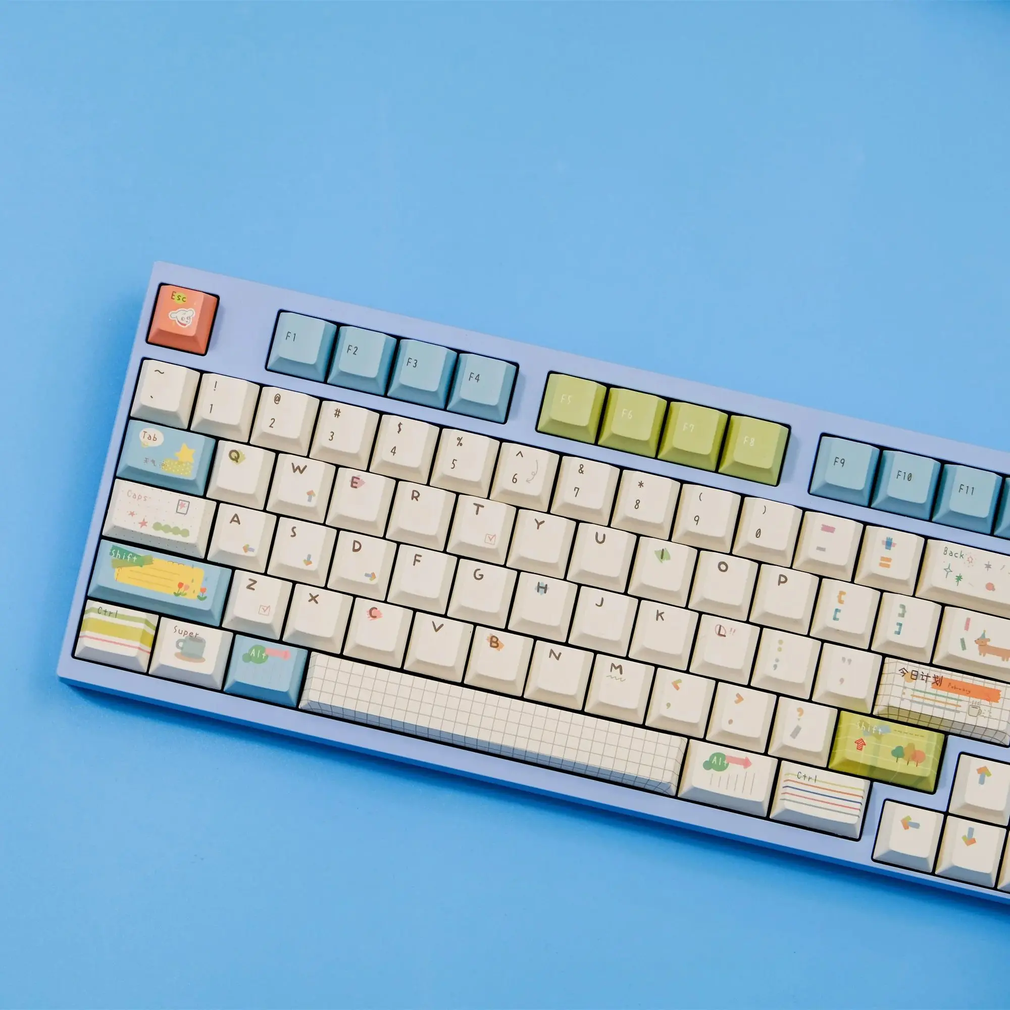 GMK Notebook Keycaps Set 151 Keys PBT Material Cherry Profile for Fits MX Switch 61/64/68/75/84/87/96/98/104 Mechanical Keyboard
GMK Notebook Keycaps Set 151 Keys PBT Material Cherry Profile for Fits MX Switch 61/64/68/75/84/87/96/98/104 Mechanical Keyboard