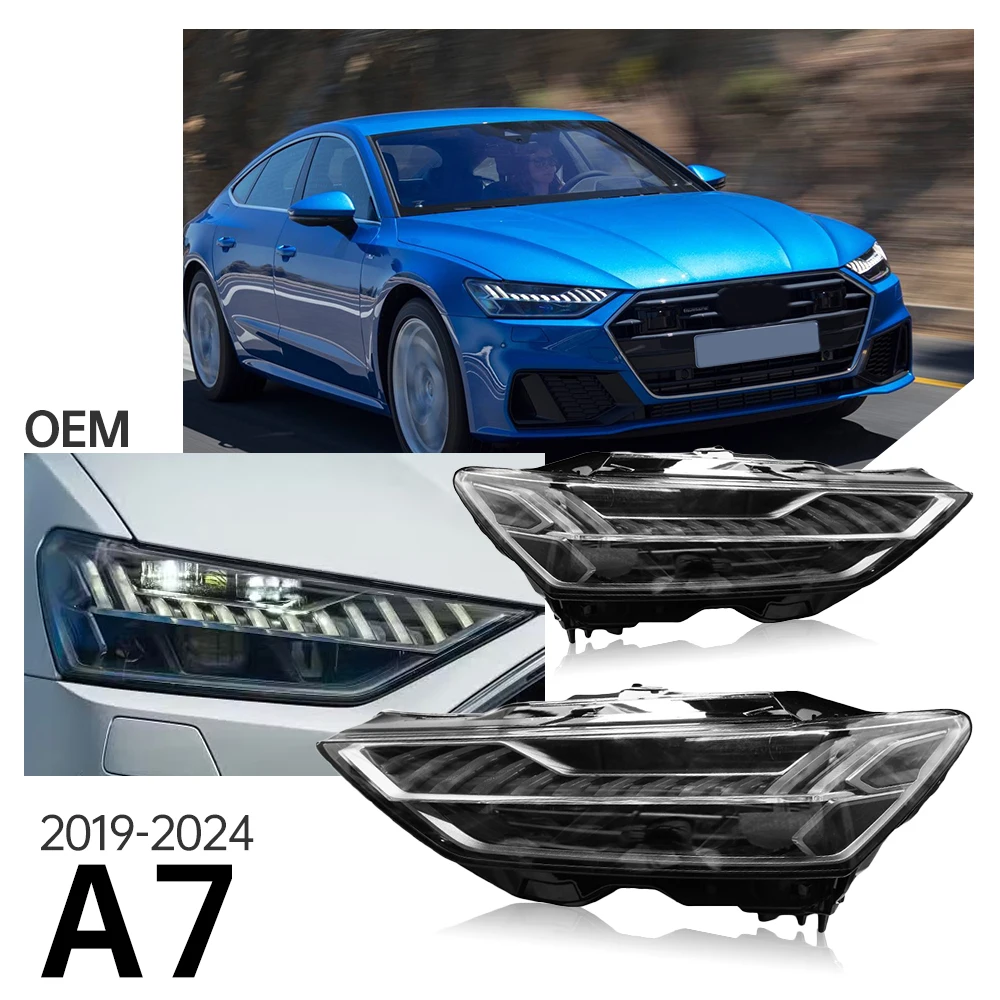 Car Lights For Audi A7 OEM Headlight 2019-2024 Head Lamps LED matrix Headlights 4K8941035F 4K8941036F 4K8941085C 4K8941086C
Car Lights For Audi A7 OEM Headlight 2019-2024 Head Lamps LED matrix Headlights 4K8941035F 4K8941036F 4K8941085C 4K8941086C