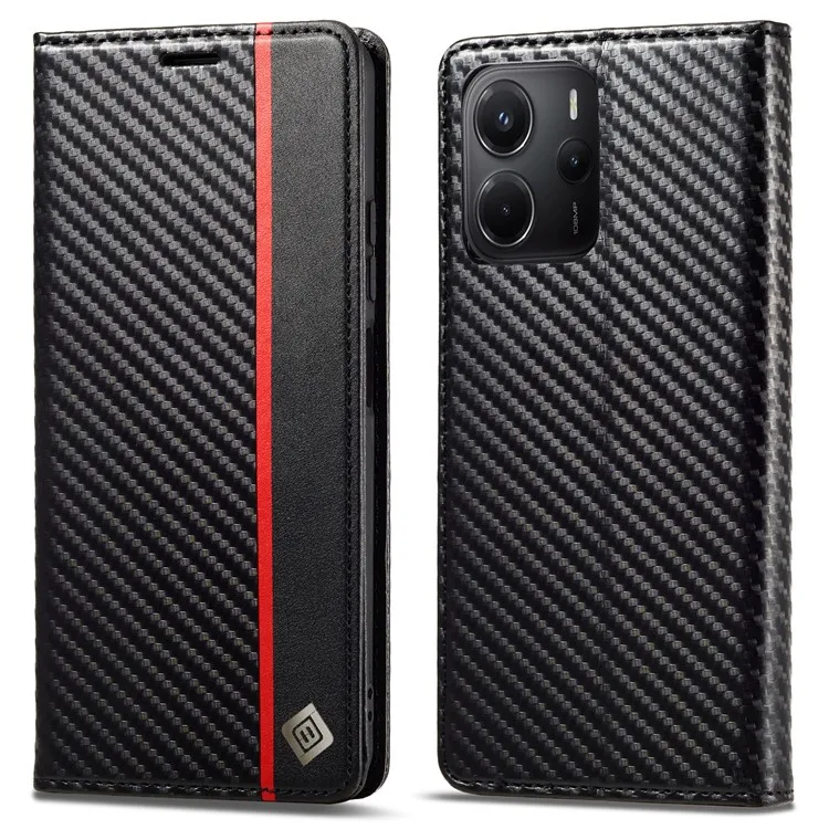 LC.IMEEKE For Xiaomi Redmi Note 14 5G Case Carbon Fiber Texture Phone Cover Stand Card Holder - Vertical Stripe
LC.IMEEKE For Xiaomi Redmi Note 14 5G Case Carbon Fiber Texture Phone Cover Stand Card Holder - Vertical Stripe