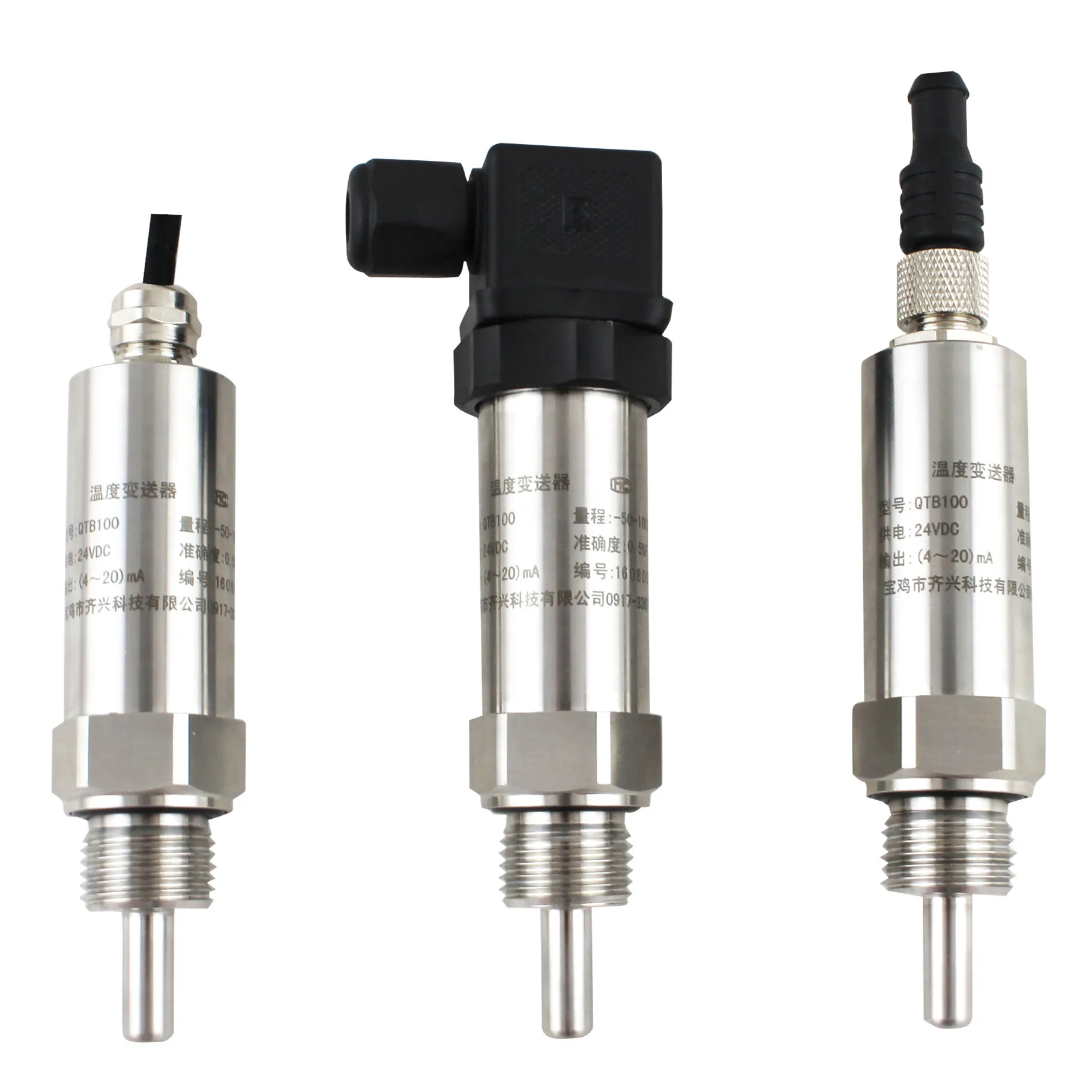 Thermal Resistance Pt100 Temperature Transmitter Integrated Temperature Transducer 4-20ma Temperature Sensor Probe
Thermal Resistance Pt100 Temperature Transmitter Integrated Temperature Transducer 4-20ma Temperature Sensor Probe