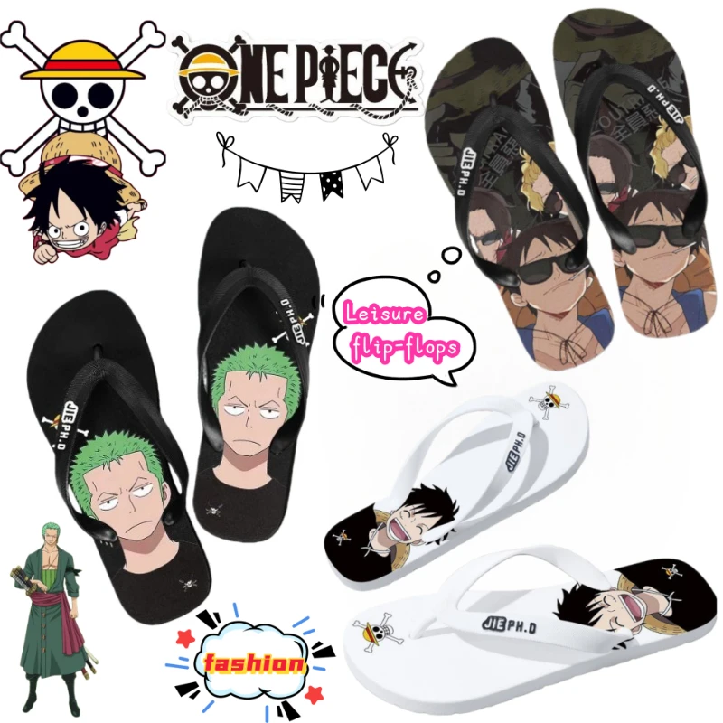 New One Piece Monkey · D · Luffy Roronoa Zoro Sanji Cartoon Cute Flip Flops for Boys and Girls Outdoor Seaside Anti-Slip Flops
New One Piece Monkey · D · Luffy Roronoa Zoro Sanji Cartoon Cute Flip Flops for Boys and Girls Outdoor Seaside Anti-Slip Flops