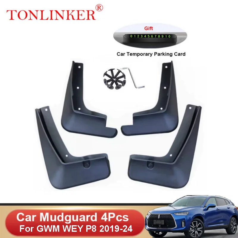 Автомобильное крыло TONLINKER для GWM WEY P8 2018 2022 2023- брызговики, переднее и заднее крыло, брызговики, 4 шт., аксессуары
Автомобильное крыло TONLINKER для GWM WEY P8 2018 2022 2023- брызговики, переднее и заднее крыло, брызговики, 4 шт., аксессуары