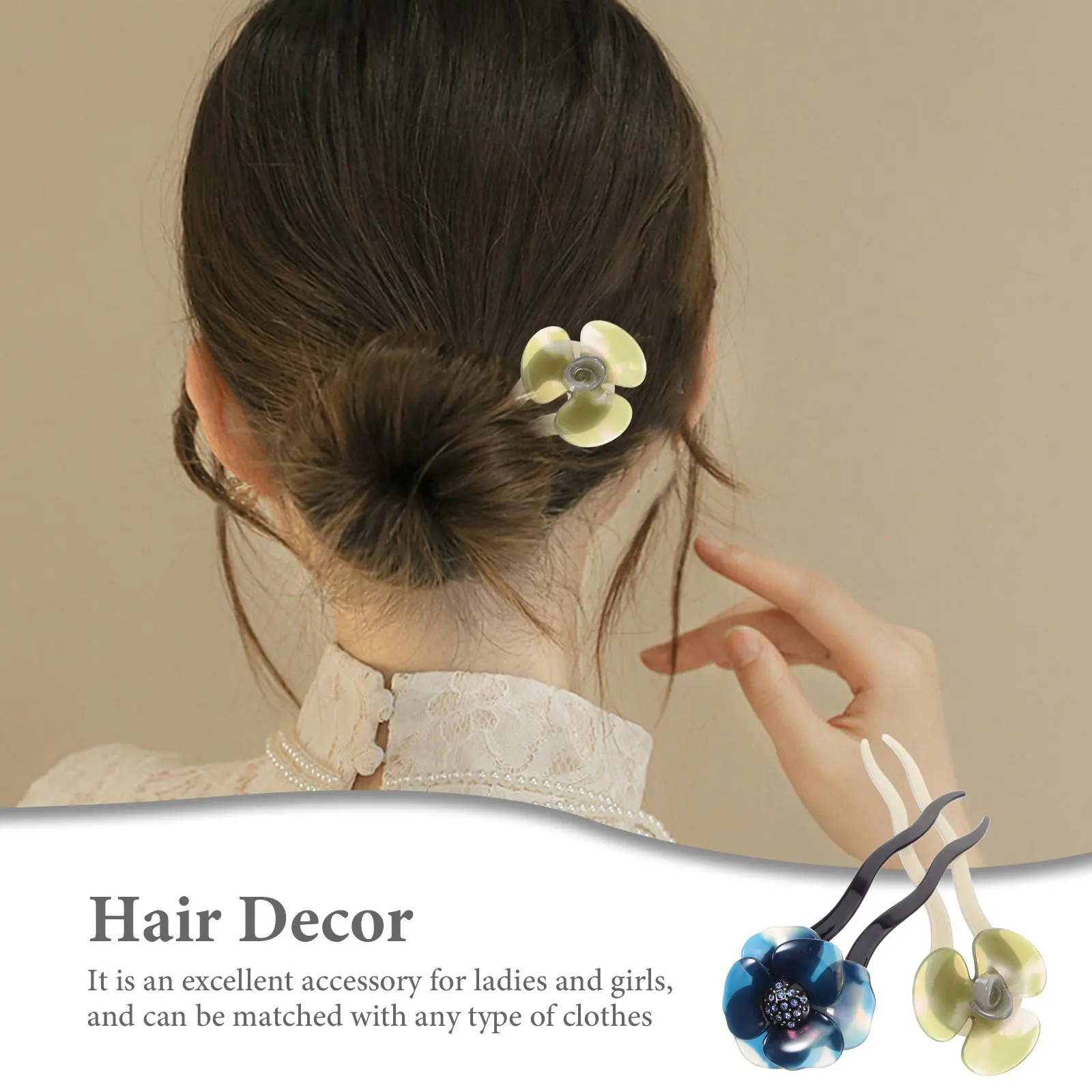 2pcs Rhinestone Hairpin U shaped Acetate Retro Headdress Traditional Floral Decor Elegant Ladies Accessories for Wedding
2pcs Rhinestone Hairpin U shaped Acetate Retro Headdress Traditional Floral Decor Elegant Ladies Accessories for Wedding