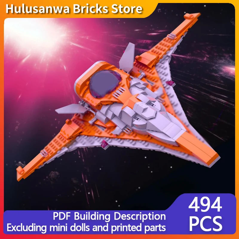 Space Fighter Jets Model MOC Building Bricks War Equipment Modular Technology Gifts Holiday Assemble Children Toys Suit
Space Fighter Jets Model MOC Building Bricks War Equipment Modular Technology Gifts Holiday Assemble Children Toys Suit