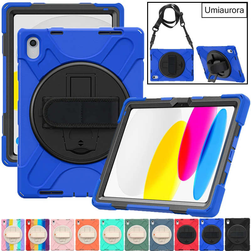 For iPad Mini 7 Air 3 2 9.7 8th 9th 10.2 10th 10.9 11th Gen 11 inch A16 Pro 10.5 Shockproof Tablet Case Stand Strap Rugged Funda
For iPad Mini 7 Air 3 2 9.7 8th 9th 10.2 10th 10.9 11th Gen 11 inch A16 Pro 10.5 Shockproof Tablet Case Stand Strap Rugged Funda