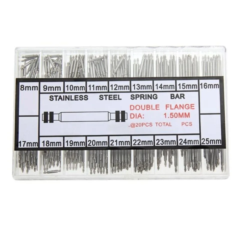 360pcs Watch Lugs 18 Varieties Specifications Watch Repair Tool Watch Lugs Spring Bars Watch Accessories
360pcs Watch Lugs 18 Varieties Specifications Watch Repair Tool Watch Lugs Spring Bars Watch Accessories