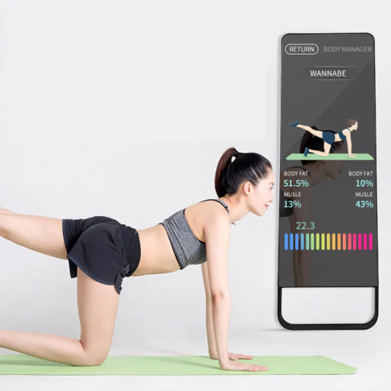 Intelligent Mirror Glass Interactive Stand Exercise Fitness Smart Gym Workout Mirror Exercise Mirror For Fitness
Intelligent Mirror Glass Interactive Stand Exercise Fitness Smart Gym Workout Mirror Exercise Mirror For Fitness