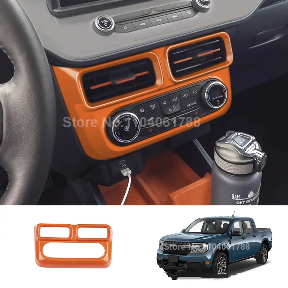 1PCS Fit for Ford Maverick 2022 2023 2024 Orange Look Car Interior Central Control Air Outlet Frame Air Conditioning Vent Cover
1PCS Fit for Ford Maverick 2022 2023 2024 Orange Look Car Interior Central Control Air Outlet Frame Air Conditioning Vent Cover