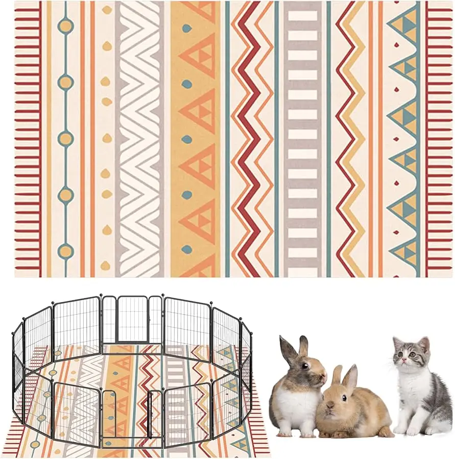 Extra Large Cage Liners for Rabbits 91" X 63" Washable Rabbit Pad Large Bunny Mat Anti Slip Rug for Bunnies Pet Carpet for Chinc
Extra Large Cage Liners for Rabbits 91" X 63" Washable Rabbit Pad Large Bunny Mat Anti Slip Rug for Bunnies Pet Carpet for Chinc