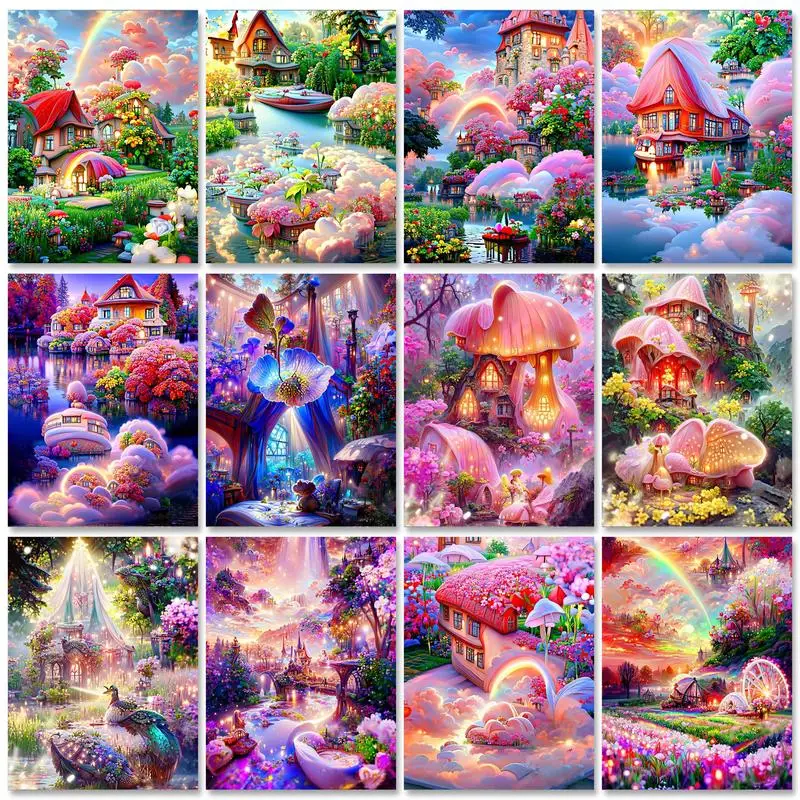RUOPOTY Acrylic Diy Painting By Numbers For Adults Flowers With Diy Frame Landscape Garden Modern Paintings Wall Decoration
RUOPOTY Acrylic Diy Painting By Numbers For Adults Flowers With Diy Frame Landscape Garden Modern Paintings Wall Decoration