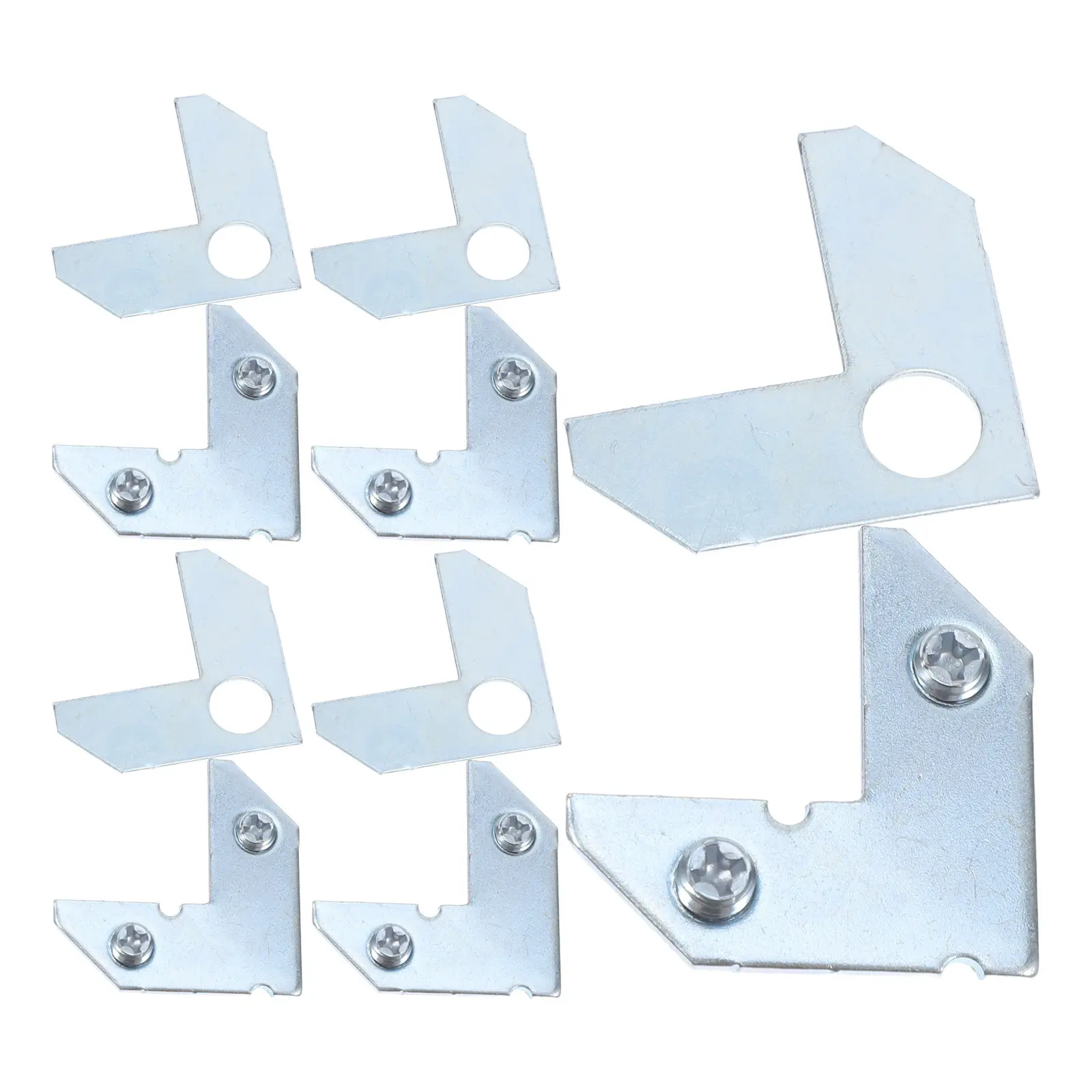 50Pcs Thickened Aluminum Picture Frame Corner Brackets Heavy Duty 90 Degree Angle Braces for DIY Woodworking Frame Repair
50Pcs Thickened Aluminum Picture Frame Corner Brackets Heavy Duty 90 Degree Angle Braces for DIY Woodworking Frame Repair