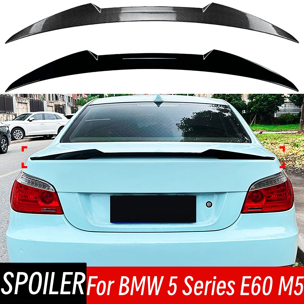 For 2004-2010 BMW 5 Series E60 M5 520i 530i 535i 540i 550i M4 Style Rear Trunk Lid Spoiler Wings Car Tuning Accessories Part
For 2004-2010 BMW 5 Series E60 M5 520i 530i 535i 540i 550i M4 Style Rear Trunk Lid Spoiler Wings Car Tuning Accessories Part