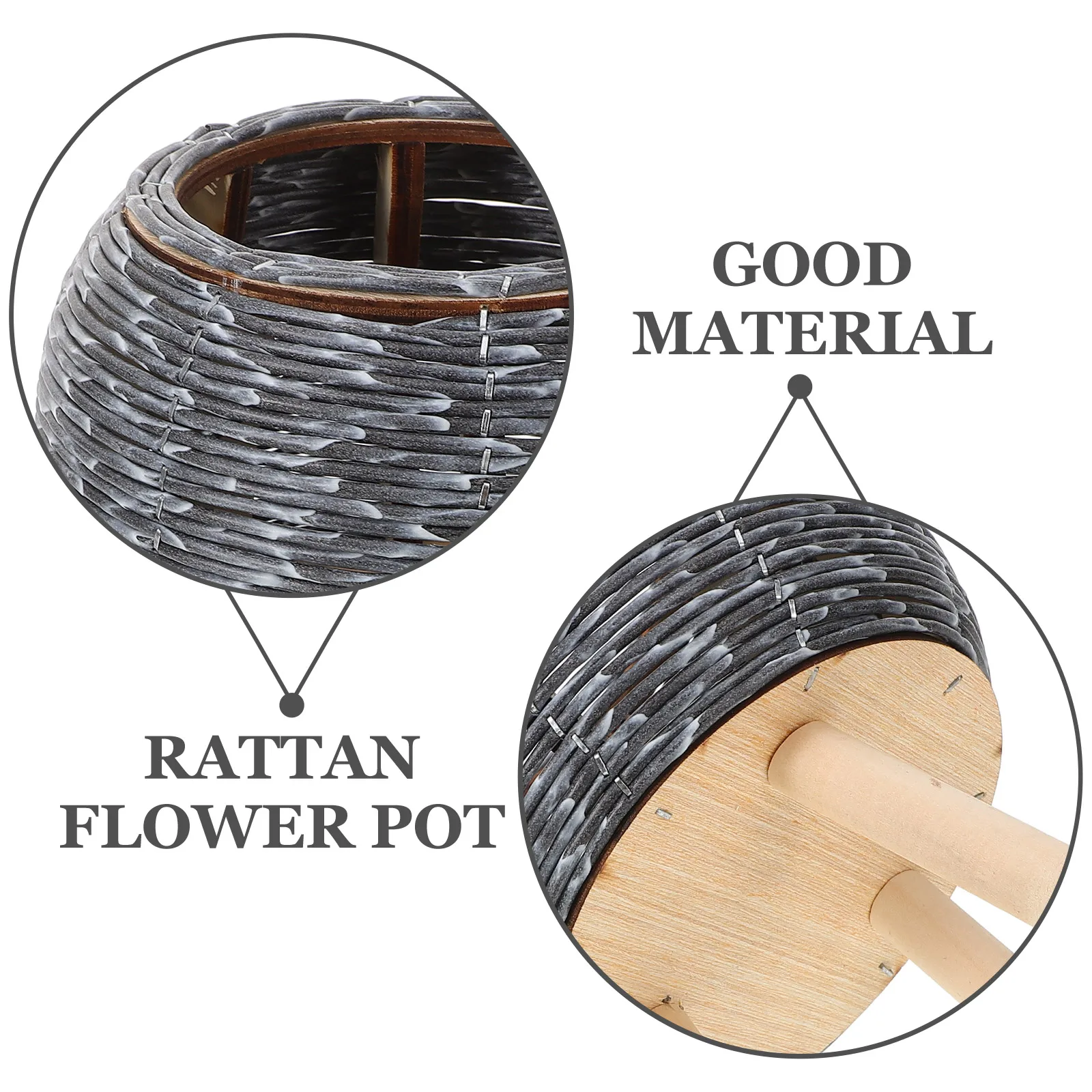 Plastic Woven Flower Pot Stand Indoor Garden Sturdy Plant Holder Display Rack Bonsai Shelf Lightweight Space Saving Planter
Plastic Woven Flower Pot Stand Indoor Garden Sturdy Plant Holder Display Rack Bonsai Shelf Lightweight Space Saving Planter
