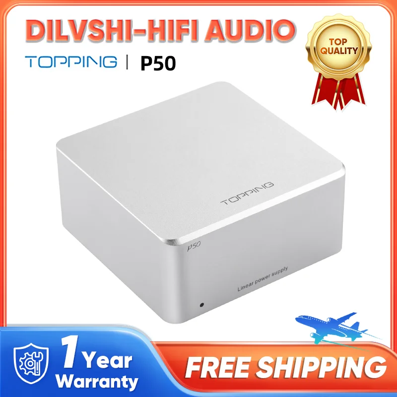 TOPPING P50 Linear Power Supply for D50S A50 DX3 PRO Compatible with Global voltage 115V/230V Amplifier Hi Res Power Supply
TOPPING P50 Linear Power Supply for D50S A50 DX3 PRO Compatible with Global voltage 115V/230V Amplifier Hi Res Power Supply