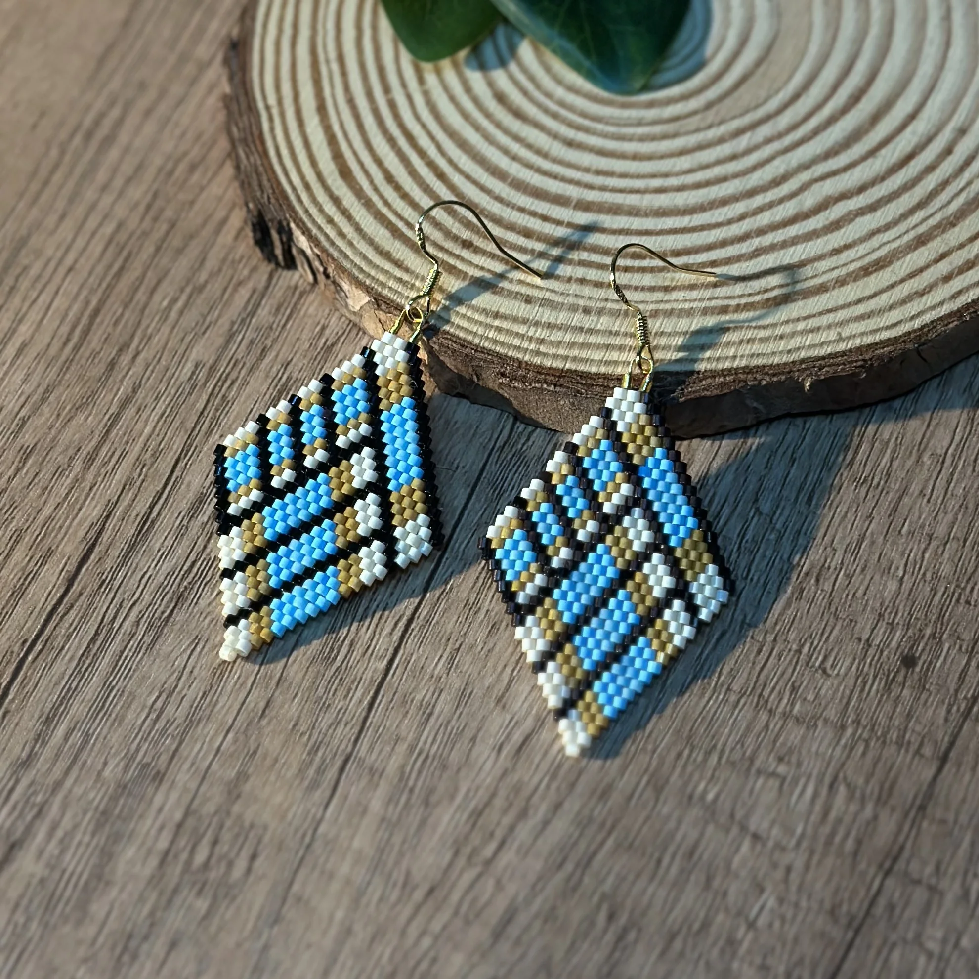 Bohemia Rice bead earrings Geometry Hand-woven female Fresh Colorful Alloy Versatile Simple Original Beaded earrings
Bohemia Rice bead earrings Geometry Hand-woven female Fresh Colorful Alloy Versatile Simple Original Beaded earrings