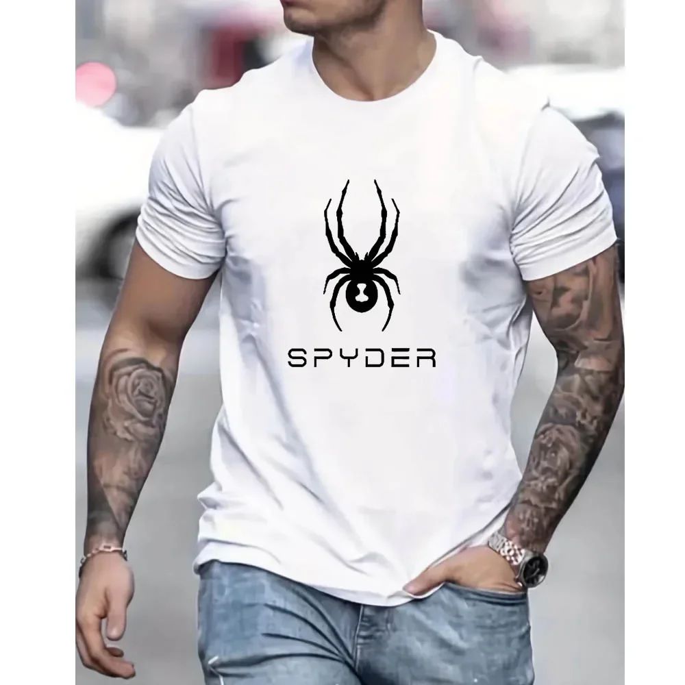 Веселая новинка, Уличная Повседневная модная летняя футболка SPYDER с принтом в стиле хип-хоп для мужчин и женщин с коротким рукавом
Веселая новинка, Уличная Повседневная модная летняя футболка SPYDER с принтом в стиле хип-хоп для мужчин и женщин с коротким рукавом
