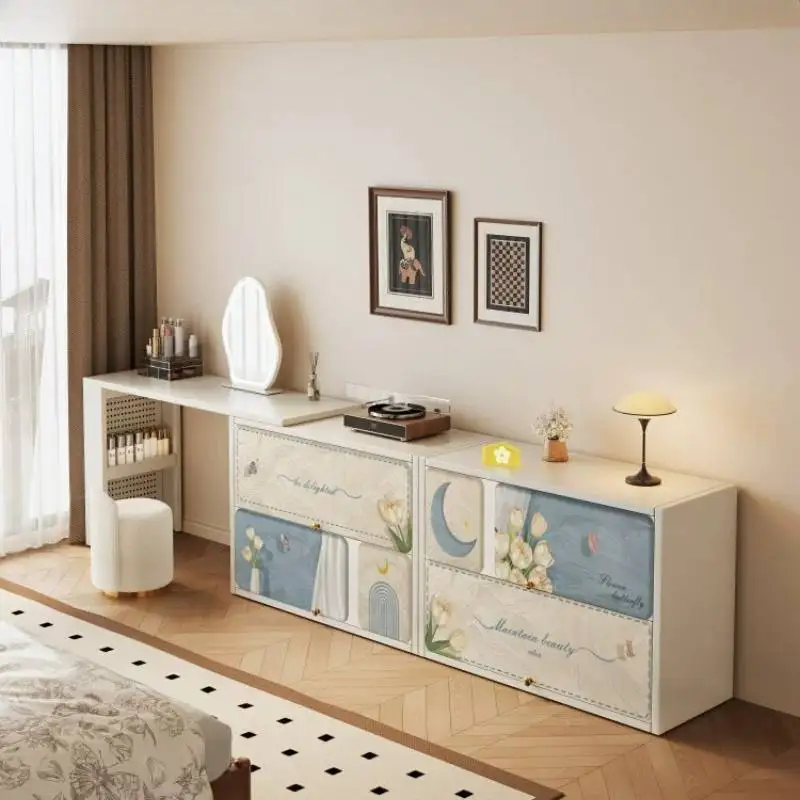 Girls Sturdy Stool Vanity Desk Mirror Makeup Wood Room Light Organizer Vanity Desk Bedroom Modern Tocador Maquillaje Furniture
Girls Sturdy Stool Vanity Desk Mirror Makeup Wood Room Light Organizer Vanity Desk Bedroom Modern Tocador Maquillaje Furniture