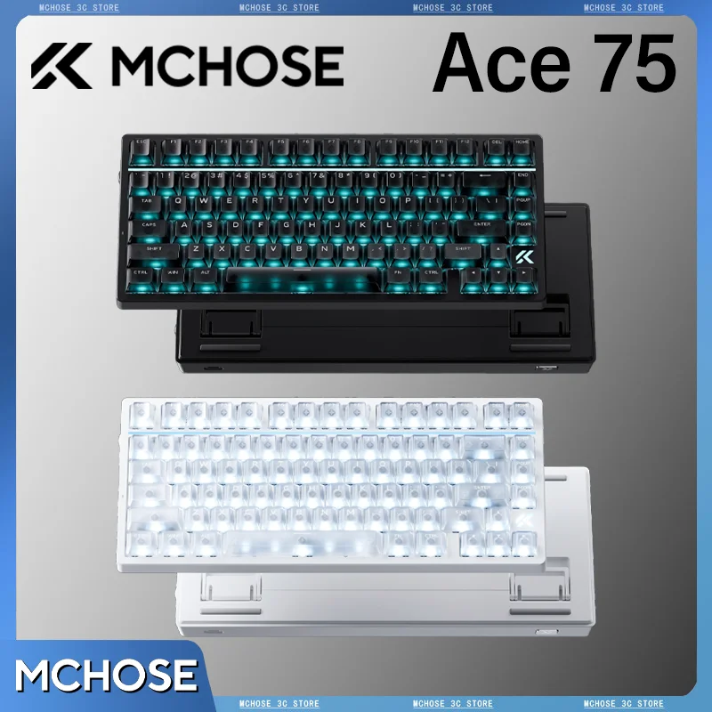 MCHOSE Ace75 Magnetic Switch Mechanical Gaming Keyboard 75 Percent Layout Wired Customized Rgb Light Strip Rt Multifunction Knob
MCHOSE Ace75 Magnetic Switch Mechanical Gaming Keyboard 75 Percent Layout Wired Customized Rgb Light Strip Rt Multifunction Knob