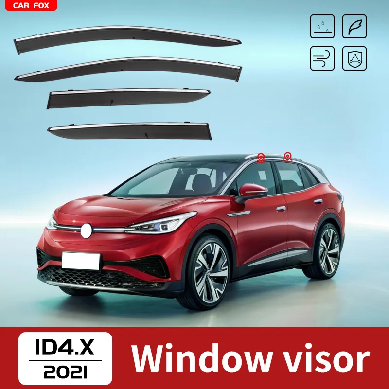 For VW ID4.X CROZZ Window visor Weather Shield Side Window Deflector Car windshield weather shield Car accessories
For VW ID4.X CROZZ Window visor Weather Shield Side Window Deflector Car windshield weather shield Car accessories