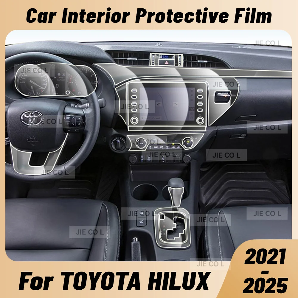 Anti-scratch Car Interior Center Console Media Dashboard Navigation TPU Protector Film For TOYOTA HILUX 2022-2025 Sticker
Anti-scratch Car Interior Center Console Media Dashboard Navigation TPU Protector Film For TOYOTA HILUX 2022-2025 Sticker