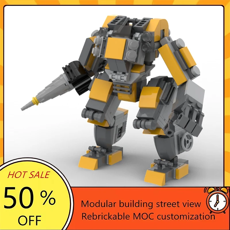 Набор для сборки модульного боевого робота MOC из 267 деталей по мотивам популярного фильма «Звездные войны», технологичный конструктор, подарок на праздник, детский игровой набор
Набор для сборки модульного боевого робота MOC из 267 деталей по мотивам популярного фильма «Звездные войны», технологичный конструктор, подарок на праздник, детский игровой набор