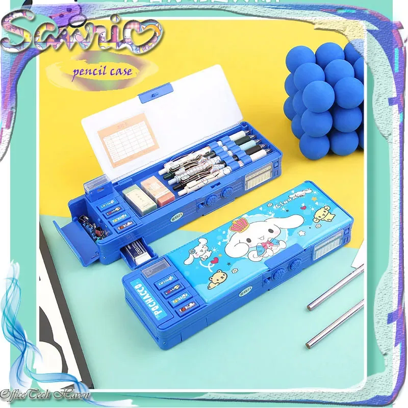 New Sanrio Stationery Pencil Case Kuromi Hello Kt Multifunctional Stationery Box Automatic Mechanism Student'S Pencil Box Gift
New Sanrio Stationery Pencil Case Kuromi Hello Kt Multifunctional Stationery Box Automatic Mechanism Student'S Pencil Box Gift