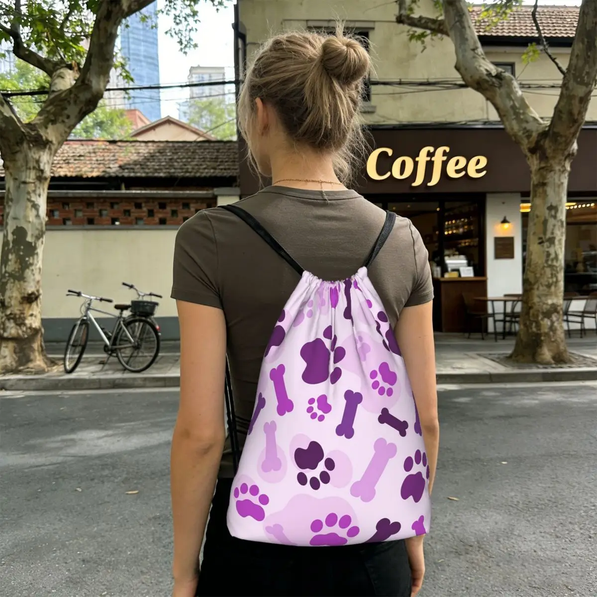 Paw And Bones On Pink Background Pattern Backpacks Fashion Drawstring Bundle Pocket Shoes Bag Book Bags for Travel Students
Paw And Bones On Pink Background Pattern Backpacks Fashion Drawstring Bundle Pocket Shoes Bag Book Bags for Travel Students