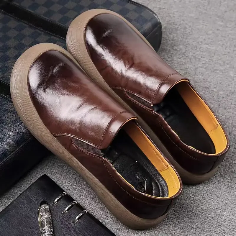 2025 New Trendy Breathable Outdoor Versatile Comfortable Fashion workwear Casual Sports Thick soled Business Men's Shoes
2025 New Trendy Breathable Outdoor Versatile Comfortable Fashion workwear Casual Sports Thick soled Business Men's Shoes