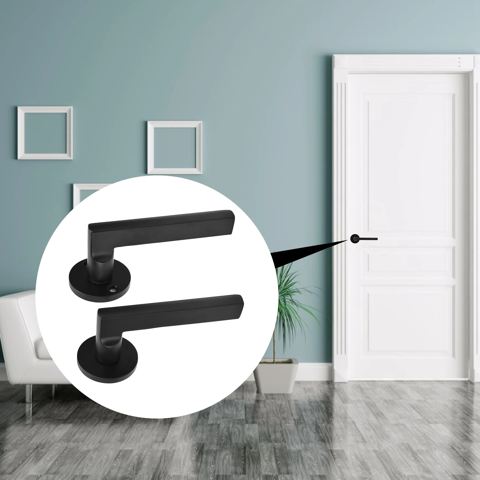 2Pcs Door Handle Quiet Lock Bearing Design No Noise Anticollision Door Locks with Keys for Bedroom Office
2Pcs Door Handle Quiet Lock Bearing Design No Noise Anticollision Door Locks with Keys for Bedroom Office