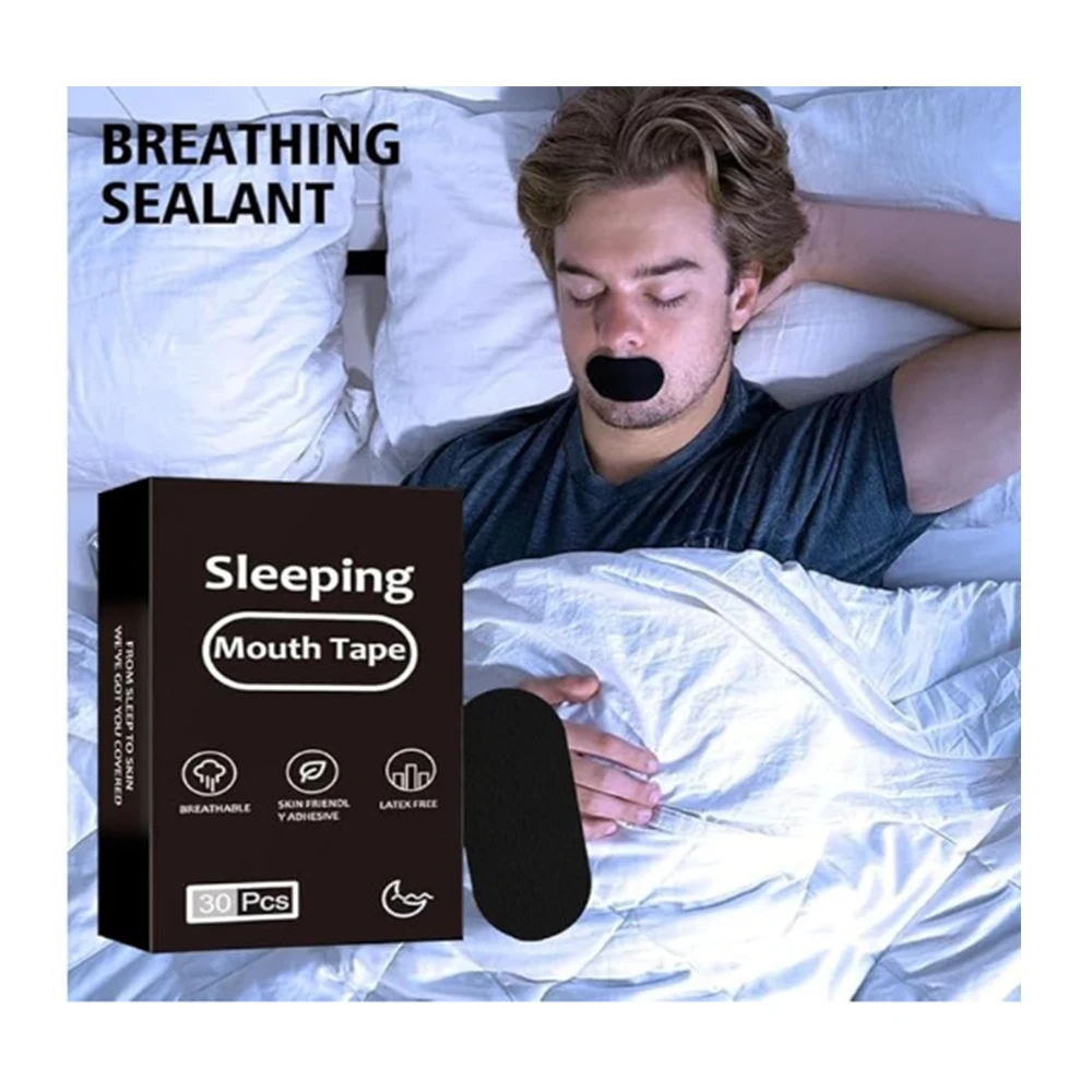 Sleeping Mouth Tape,Black Breathable Skin Tape, Hypoallergenic And Skin-friendly, Removal, Comfortable Movement,for Everyone
Sleeping Mouth Tape,Black Breathable Skin Tape, Hypoallergenic And Skin-friendly, Removal, Comfortable Movement,for Everyone