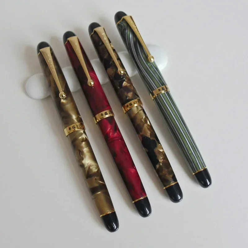 New YONGSHENG Happiness 270 Multicolored Fountain Pen Fine 14K Nib Ink Pens For Writing Gift School Stationery Office Supplies N
New YONGSHENG Happiness 270 Multicolored Fountain Pen Fine 14K Nib Ink Pens For Writing Gift School Stationery Office Supplies N