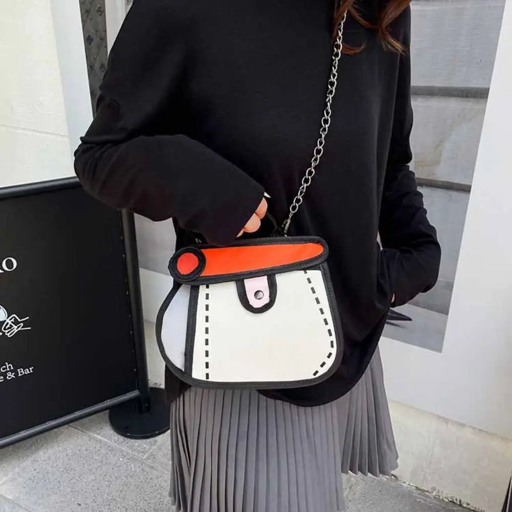 Personality Cartoon Comic Crossbody Bag 2D Anime Handbag Chain Shoulder Bag All-match Small Line Painting Messenger Bag Travel
Personality Cartoon Comic Crossbody Bag 2D Anime Handbag Chain Shoulder Bag All-match Small Line Painting Messenger Bag Travel