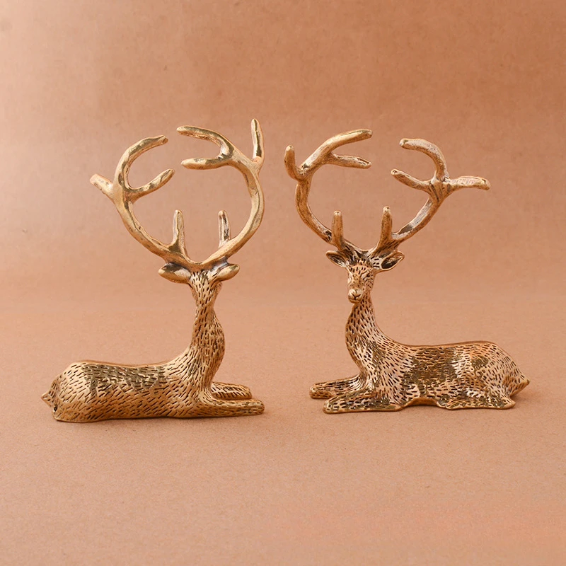 Pure Brass Retro Old Elk Ornaments Copper Tea Pet Pet Mini Creative Home Office Living Room Home Decoration Tea Pet Crafts
Pure Brass Retro Old Elk Ornaments Copper Tea Pet Pet Mini Creative Home Office Living Room Home Decoration Tea Pet Crafts