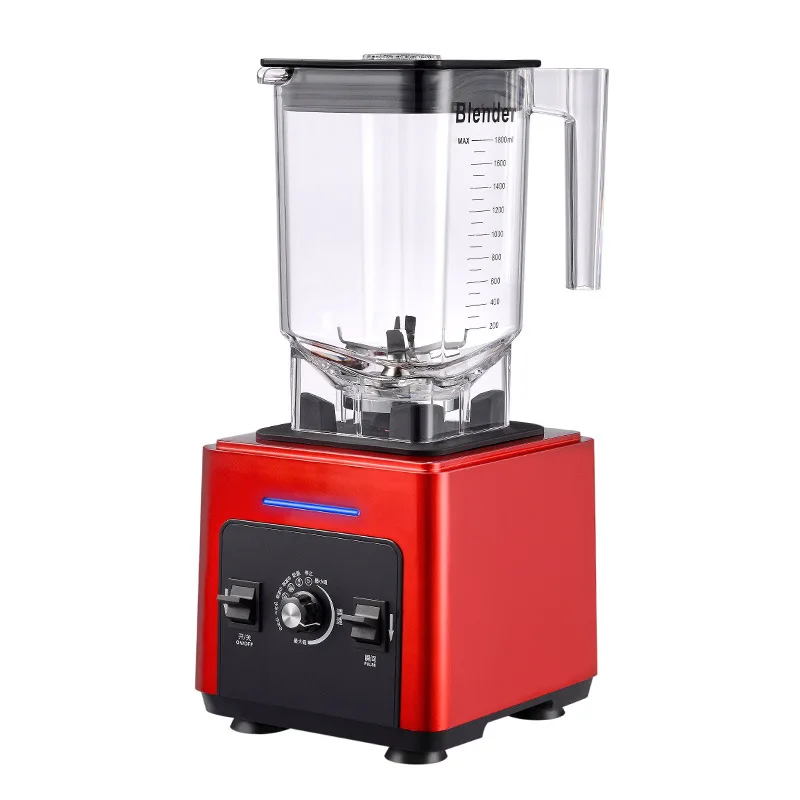 5L 2200W Heavy Duty Commercial Smoothie Blender with 5-Speed Dial Control Low Noise Ice Crushing & Multi-Functional Features
5L 2200W Heavy Duty Commercial Smoothie Blender with 5-Speed Dial Control Low Noise Ice Crushing & Multi-Functional Features