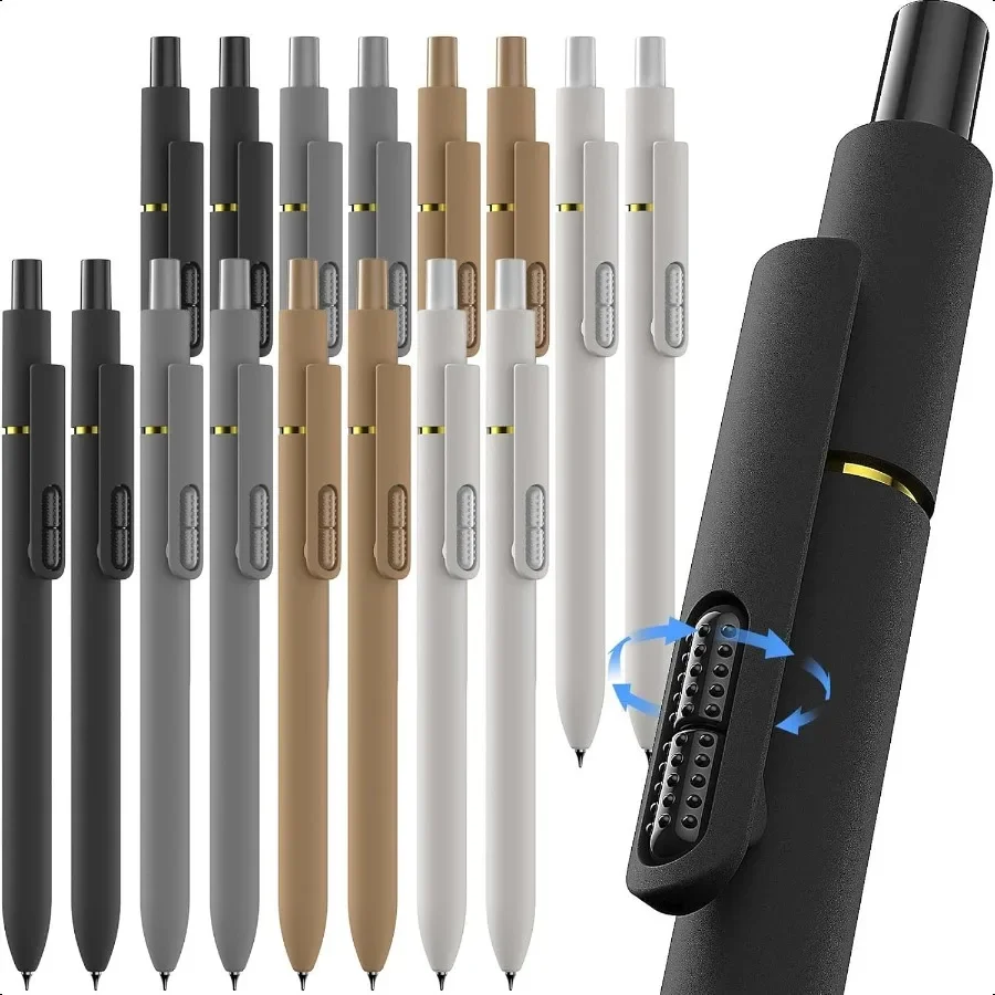 16 Pcs Gel Pens 0.7mm Fine Point Smooth Writing Fidget Pens QuickDry Long Lasting Black Ink Office School plies Men Women Stude
16 Pcs Gel Pens 0.7mm Fine Point Smooth Writing Fidget Pens QuickDry Long Lasting Black Ink Office School plies Men Women Stude