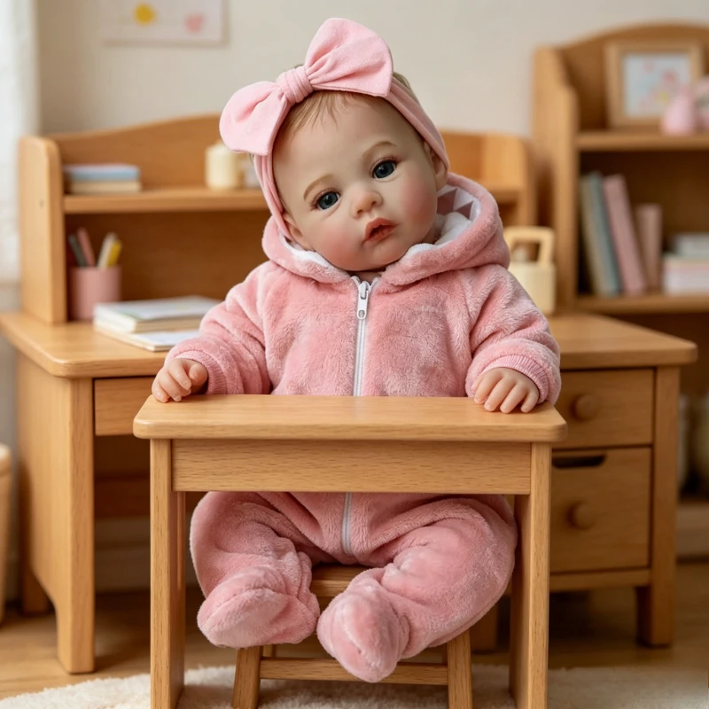 45CM Painted Hair Reborn Baby Doll Meadow Hand-Detailed Painting Newborn Size Baby Girl Doll
45CM Painted Hair Reborn Baby Doll Meadow Hand-Detailed Painting Newborn Size Baby Girl Doll