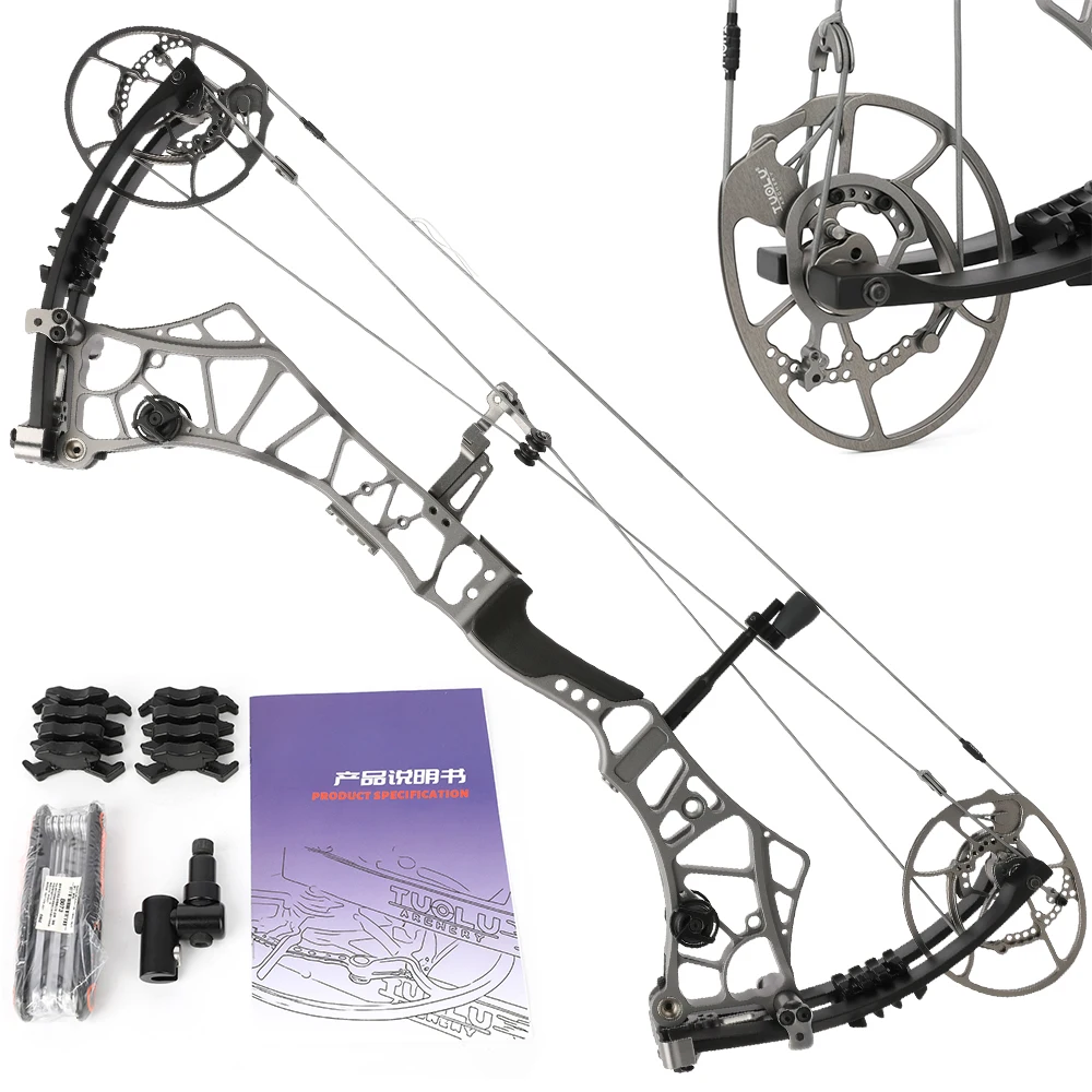 40-70lbs Compound Bow 29.5" Archery Composite Bow IBO 356fps CNC Aluminium Riser and Cam Right Hand Shooting Target Hunting Bow
40-70lbs Compound Bow 29.5" Archery Composite Bow IBO 356fps CNC Aluminium Riser and Cam Right Hand Shooting Target Hunting Bow
