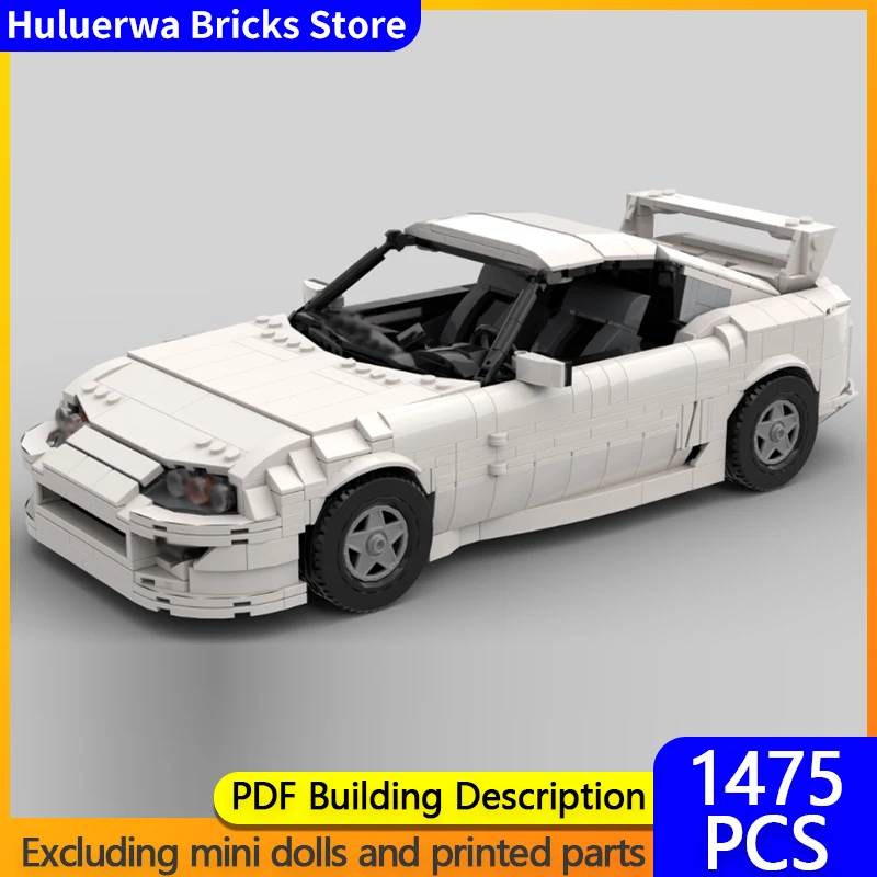 Модель скоростного гоночного автомобиля MOC, строительные кирпичи Supra A80 (MK4), модульная технология Hypercar, детские праздничные подарки, сборка игрушек, костюм
Модель скоростного гоночного автомобиля MOC, строительные кирпичи Supra A80 (MK4), модульная технология Hypercar, детские праздничные подарки, сборка игрушек, костюм