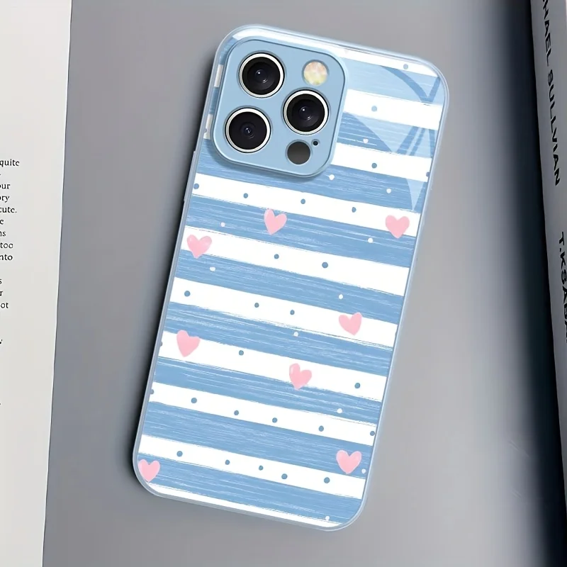 Elegant and flexible blue glass case compatible with iPhone 17, 16, 15, 14, 13, 12, 11, 5G Plus, Pro and Pro Max
Elegant and flexible blue glass case compatible with iPhone 17, 16, 15, 14, 13, 12, 11, 5G Plus, Pro and Pro Max