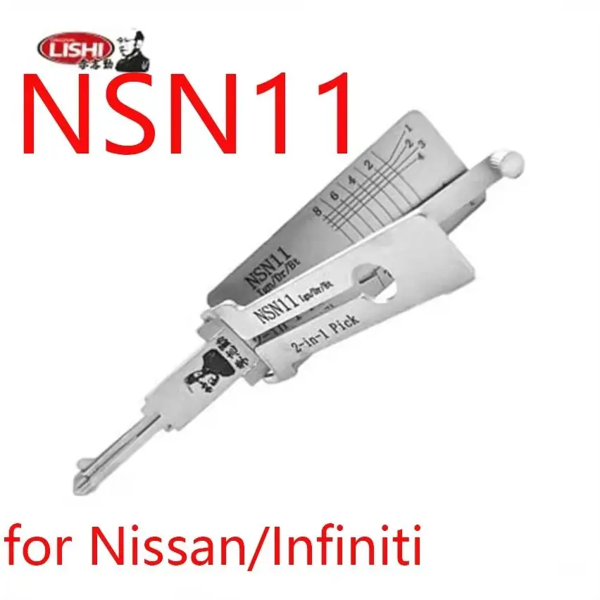 2026 Lishi 2-in-1 Pick/Decoder Tool for Nissan Infiniti DA31 DA25 NSN11 - Locksmith Professional Car Key Programming Equipment
2026 Lishi 2-in-1 Pick/Decoder Tool for Nissan Infiniti DA31 DA25 NSN11 - Locksmith Professional Car Key Programming Equipment