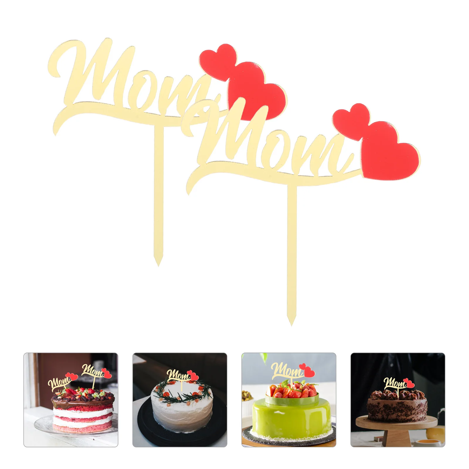 10 Pcs Cake Insert Topper Decorations Mothers Day Acrylic Cupcake Toppers For Baking Supplies Cake Decor Mother's Day Party
10 Pcs Cake Insert Topper Decorations Mothers Day Acrylic Cupcake Toppers For Baking Supplies Cake Decor Mother's Day Party