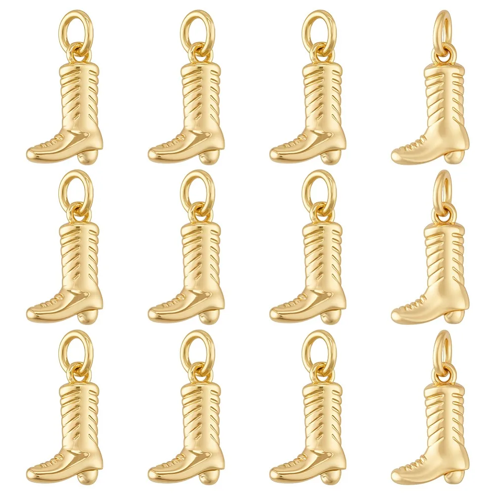 12Pcs Brass Charms with Jump Ring Real 18K Gold Plated 13x9x3.5mm Hole: 3mm
12Pcs Brass Charms with Jump Ring Real 18K Gold Plated 13x9x3.5mm Hole: 3mm