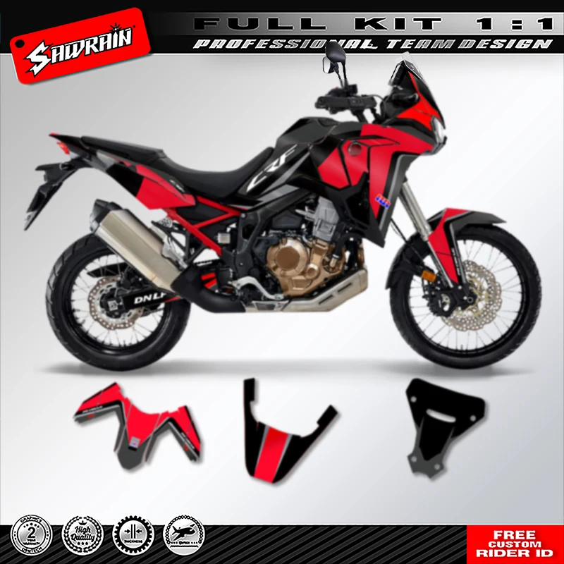 Sawrain Custom Team Motorcycle Graphics Decals Stickers Kits For Honda AFRICA TWIN CRF 1100L 2020 2021 2022
Sawrain Custom Team Motorcycle Graphics Decals Stickers Kits For Honda AFRICA TWIN CRF 1100L 2020 2021 2022