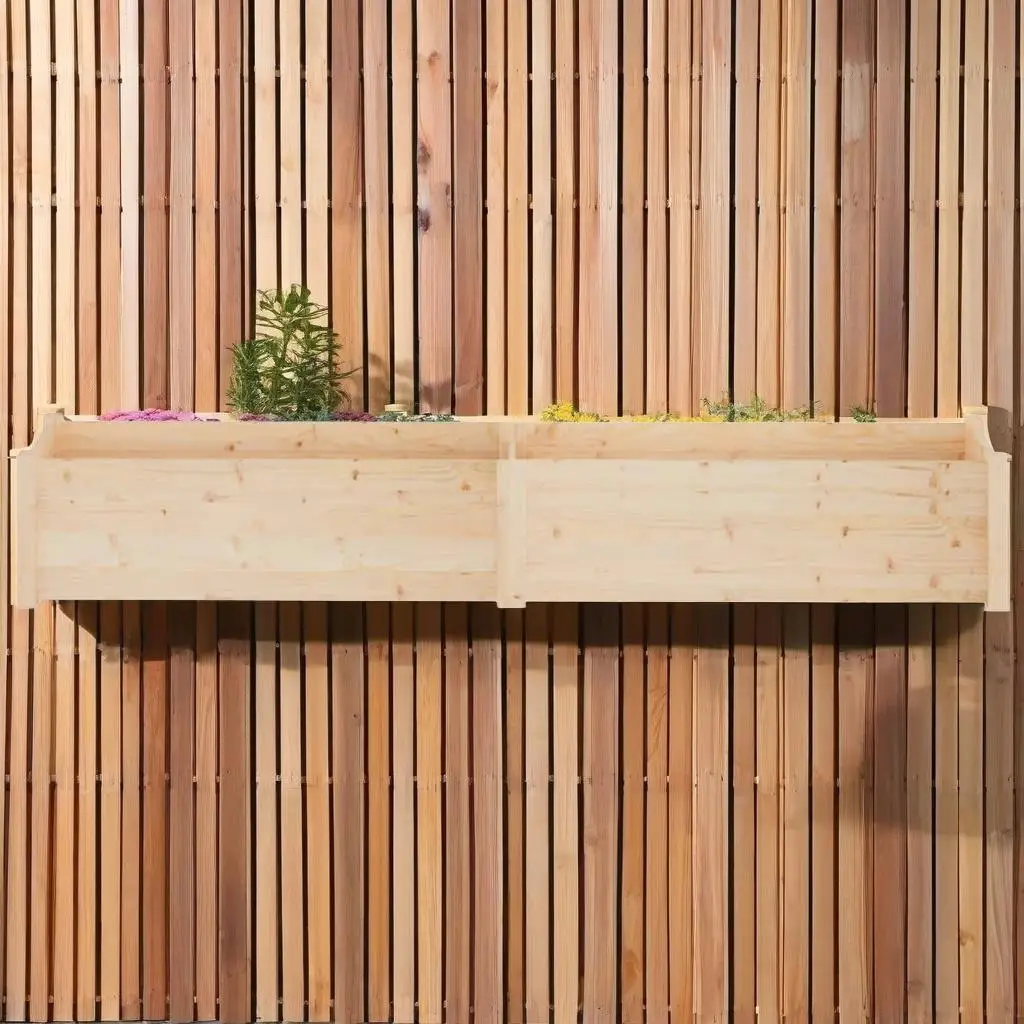 78.7x12.2x12.2 Solid Pine Wood Garden Planter - Durable Outdoor Plant Container
78.7x12.2x12.2 Solid Pine Wood Garden Planter - Durable Outdoor Plant Container