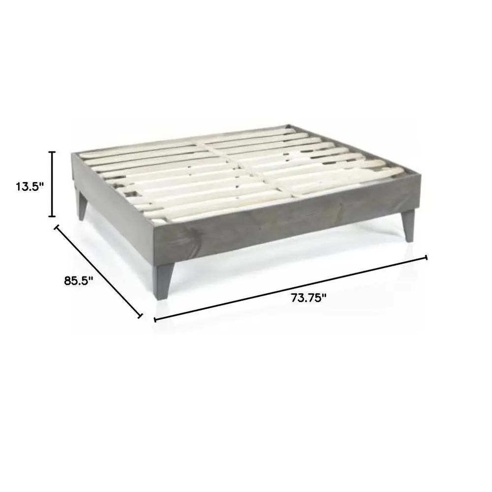 Bed Frame Made with 100 New Zealand Pine Solid Mattress Platform Foundation Pressed Pine Slats Easy Assembly California King Gr
Bed Frame Made with 100 New Zealand Pine Solid Mattress Platform Foundation Pressed Pine Slats Easy Assembly California King Gr