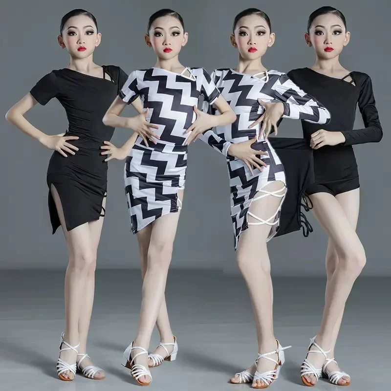 2023 New Children Latin Dance Dress Training Dress Short Sleeve Summer Standard Competition Split Suit Latin Dance Wear
2023 New Children Latin Dance Dress Training Dress Short Sleeve Summer Standard Competition Split Suit Latin Dance Wear