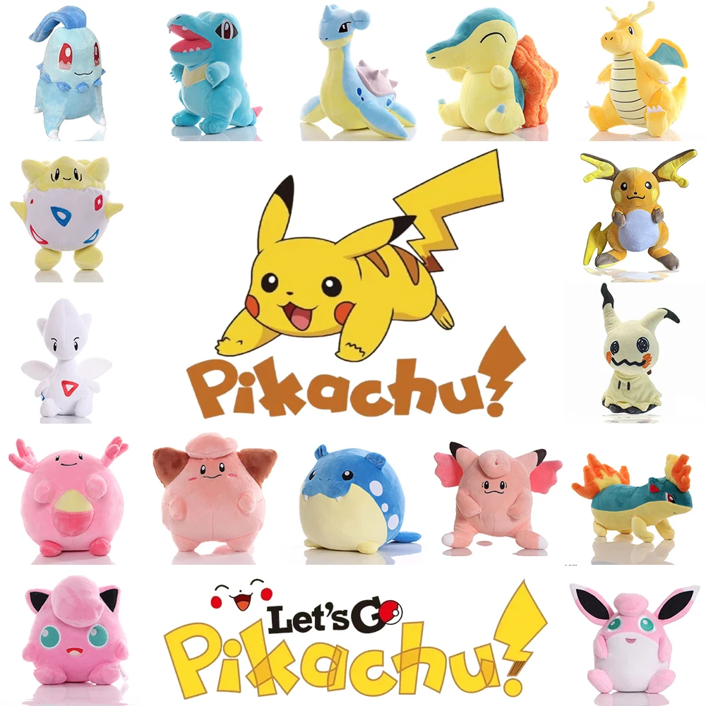 20 см Kawaii Pokemon Totodile Pidgeotto перские плюшевые игрушки мягкие аниме Lapras Dragonite Bulbasaur Pichu детские подарки декор комнаты
20 см Kawaii Pokemon Totodile Pidgeotto перские плюшевые игрушки мягкие аниме Lapras Dragonite Bulbasaur Pichu детские подарки декор комнаты