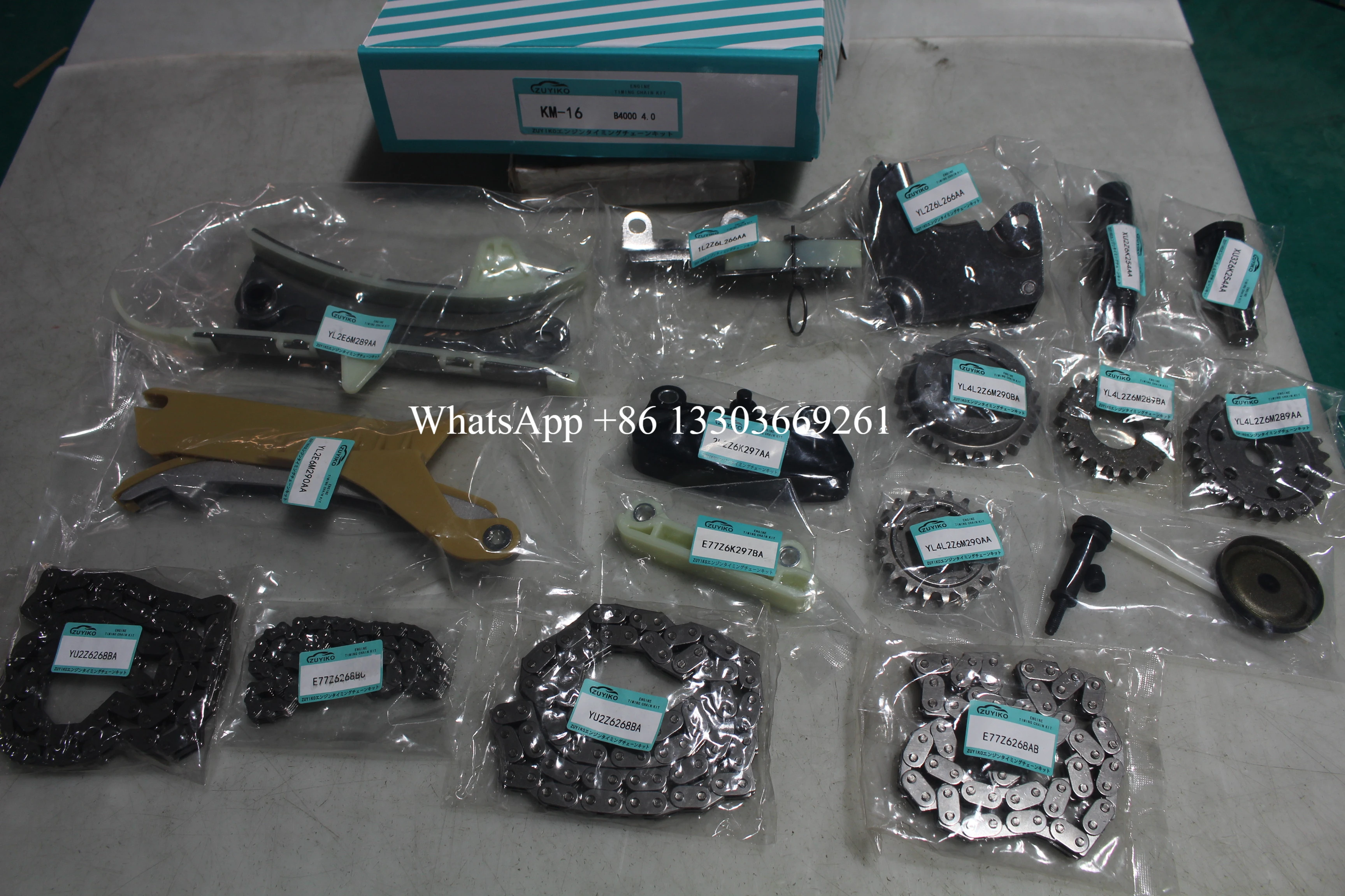B4000 EXPLORER TIMING CHAIN KIT FOR MAZDA b4000 explorer engine timing chain set YU2Z6268BA KM-16
B4000 EXPLORER TIMING CHAIN KIT FOR MAZDA b4000 explorer engine timing chain set YU2Z6268BA KM-16
