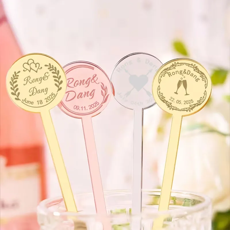 100pcs Custom Cocktail Stirrers-Personalised Drink Stirrers Wedding Decoration Baby Shower Party Swizzle Decor Acrylic Stirs 7in
100pcs Custom Cocktail Stirrers-Personalised Drink Stirrers Wedding Decoration Baby Shower Party Swizzle Decor Acrylic Stirs 7in